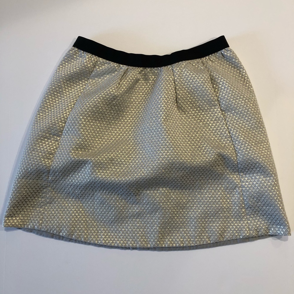 Ganni cressida skirt size large exposed zipper